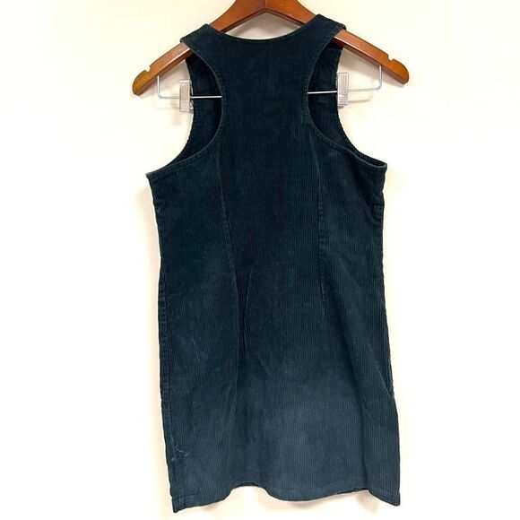 Amy Too dark green mod corduroy dress. Size 14 - Picture 4 of 7